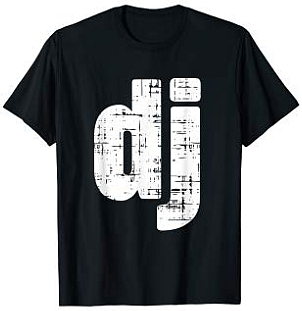 DJ T-Shirt  Grunge Discjockey Shirt